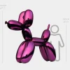 Statues & Sculptures Giant|Floor Standing^Balloon Dog 200cm Purple Metal Garden Sculpture