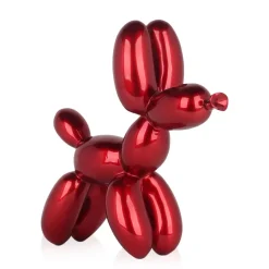 Statues & Sculptures Table Top|Balloon Dogs^Balloon Dog 27cm Red Resin Indoor Sculpture