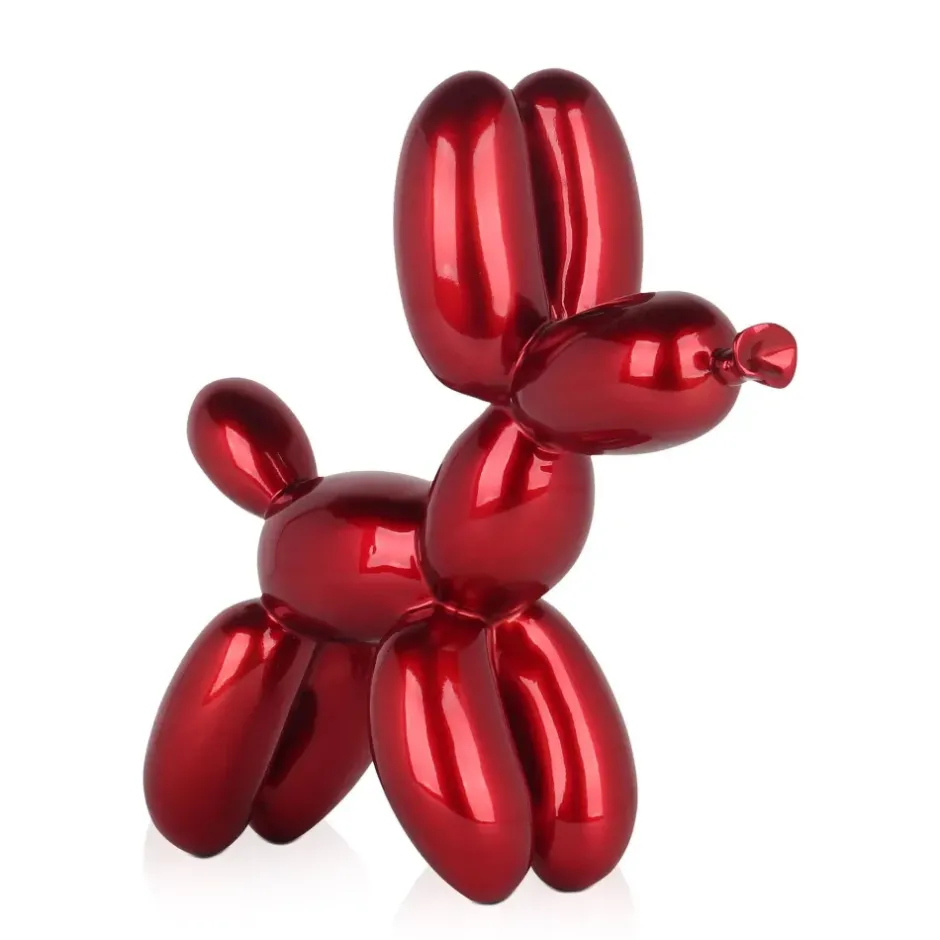 Statues & Sculptures Table Top|Balloon Dogs^Balloon Dog 27cm Red Resin Indoor Sculpture
