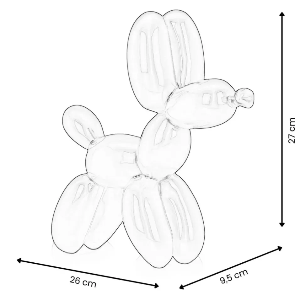 Statues & Sculptures Table Top|Balloon Dogs^Balloon Dog 27cm Red Resin Indoor Sculpture