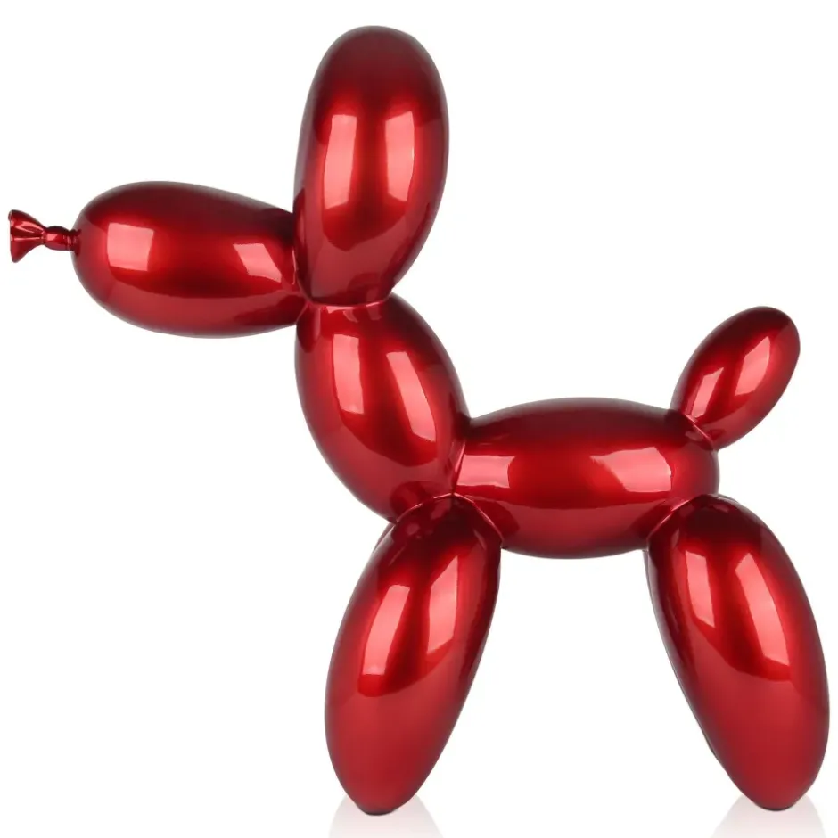 Statues & Sculptures Floor Standing|Balloon Dogs^Balloon Dog 62cm Red Resin Indoor Sculpture