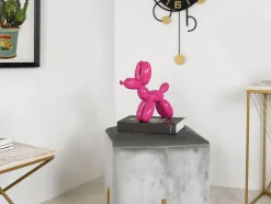 Statues & Sculptures Table Top|Balloon Dogs^Balloon Dog 27cm Rosa Pink Resin Indoor Sculpture