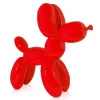 Statues & Sculptures Table Top|Floor Standing^Balloon Dog 46cm Rosso Red Resin Indoor Sculpture