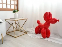 Statues & Sculptures Floor Standing|Balloon Dogs^Balloon Dog 62cm Rosso Red Resin Indoor Sculpture