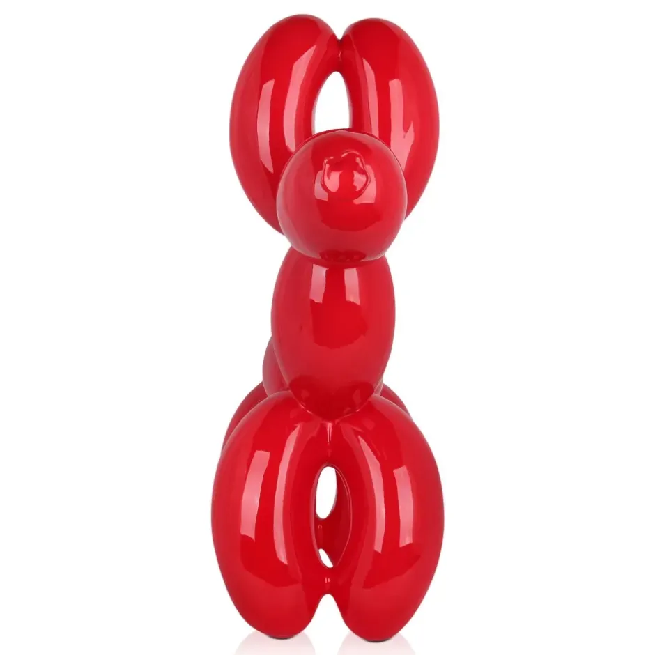Statues & Sculptures Floor Standing|Balloon Dogs^Balloon Dog 62cm Rosso Red Resin Indoor Sculpture