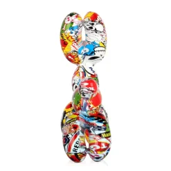 Statues & Sculptures Table Top|Graffiti^Balloon Dog 27cm Street Art Resin Indoor Sculpture