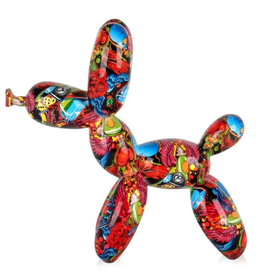 Statues & Sculptures Table Top|Balloon Dogs^Balloon Dog 27cm Tattoo Art Resin Indoor Sculpture