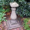 Statues & Sculptures Garden Sundials^Baluster Brass Stone Garden Sundial