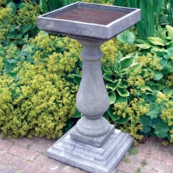 Statues & Sculptures Bird Baths^Baluster 99cm Stone Garden Bird Bath