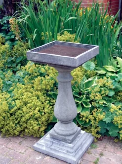 Statues & Sculptures Bird Baths^Baluster 99cm Stone Garden Bird Bath