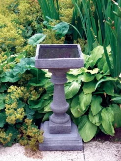 Statues & Sculptures Bird Baths^Baluster 68cm Stone Garden Bird Bath