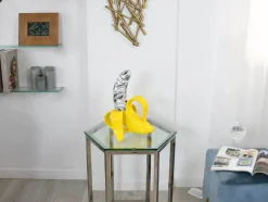 Statues & Sculptures Table Top|Contemporary^Banana Burst 35cm Yellow Resin Indoor Sculpture