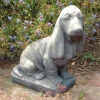 Statues & Sculptures Dogs^Basset Hound Stone Garden Ornament