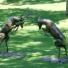 Statues & Sculptures Stags & Deers^Battling Stags Life-Size 140cm Bronze Metal Garden Statues
