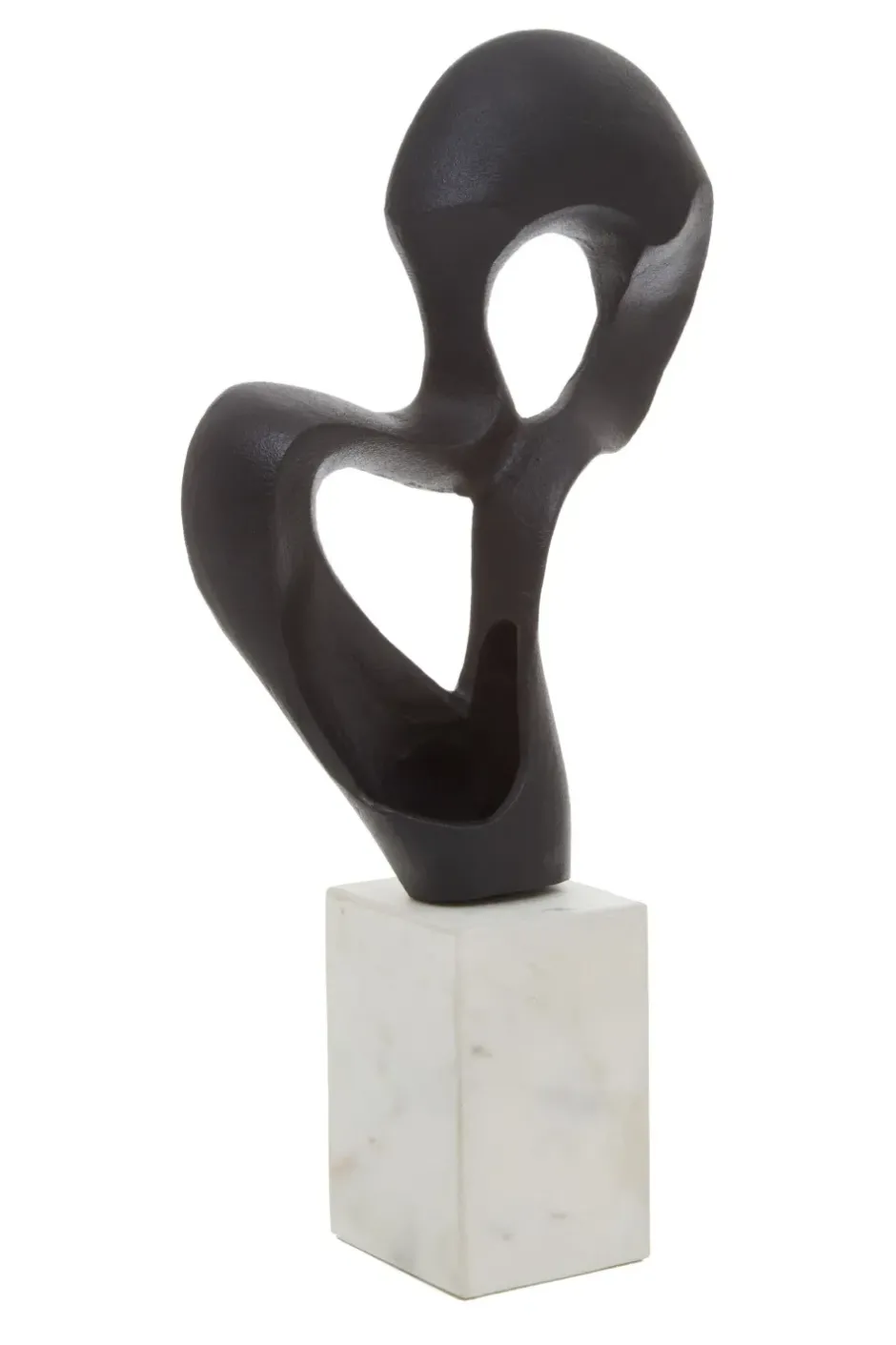 Statues & Sculptures Table Top|Abstract^Black Mirage 52cm Metal Indoor Sculpture
