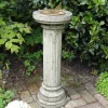 Statues & Sculptures Garden Sundials^Brighton Aged Brass Stone Garden Sundial