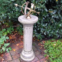 Statues & Sculptures Armillary Sundials^Brighton Armillary 105cm Stone Garden Sundial
