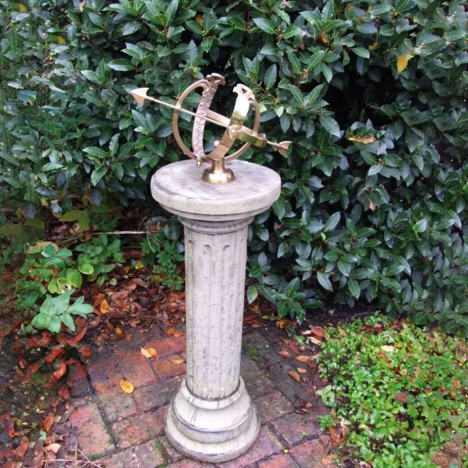 Statues & Sculptures Armillary Sundials^Brighton Armillary 105cm Stone Garden Sundial