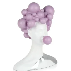 Statues & Sculptures Figurative|Table Top^Bubble Bliss 47cm Lilac Resin Indoor Sculpture