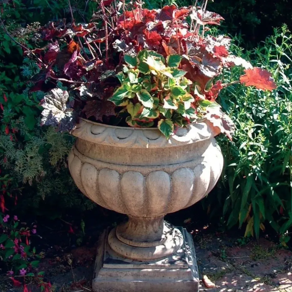Statues & Sculptures Large|Round^Buckingham Urn Stone Garden Planter
