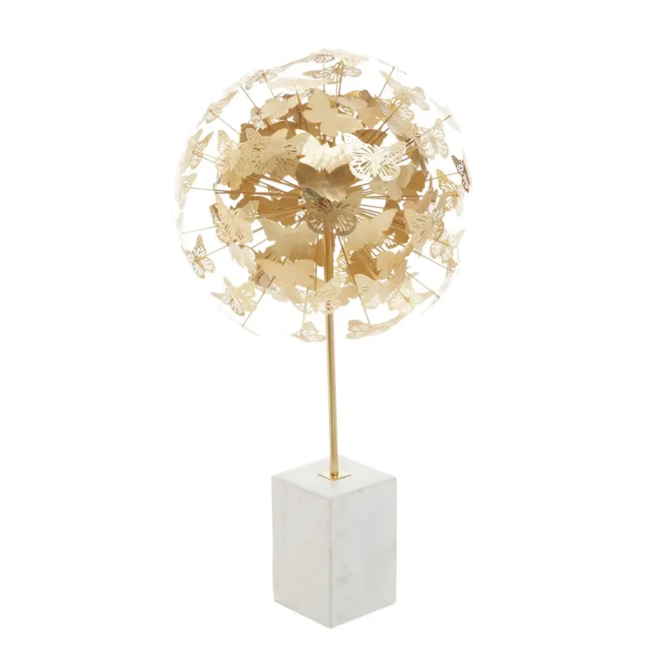 Statues & Sculptures Table Top|Abstract^Butterfly Mirage 64cm Gold Metal Indoor Sculpture