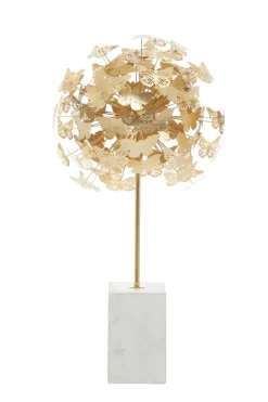 Statues & Sculptures Table Top|Abstract^Butterfly Mirage 64cm Gold Metal Indoor Sculpture