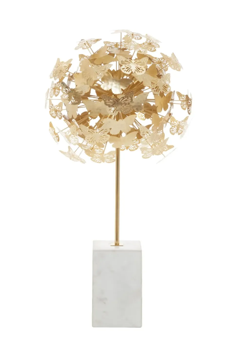 Statues & Sculptures Table Top|Abstract^Butterfly Mirage 64cm Gold Metal Indoor Sculpture