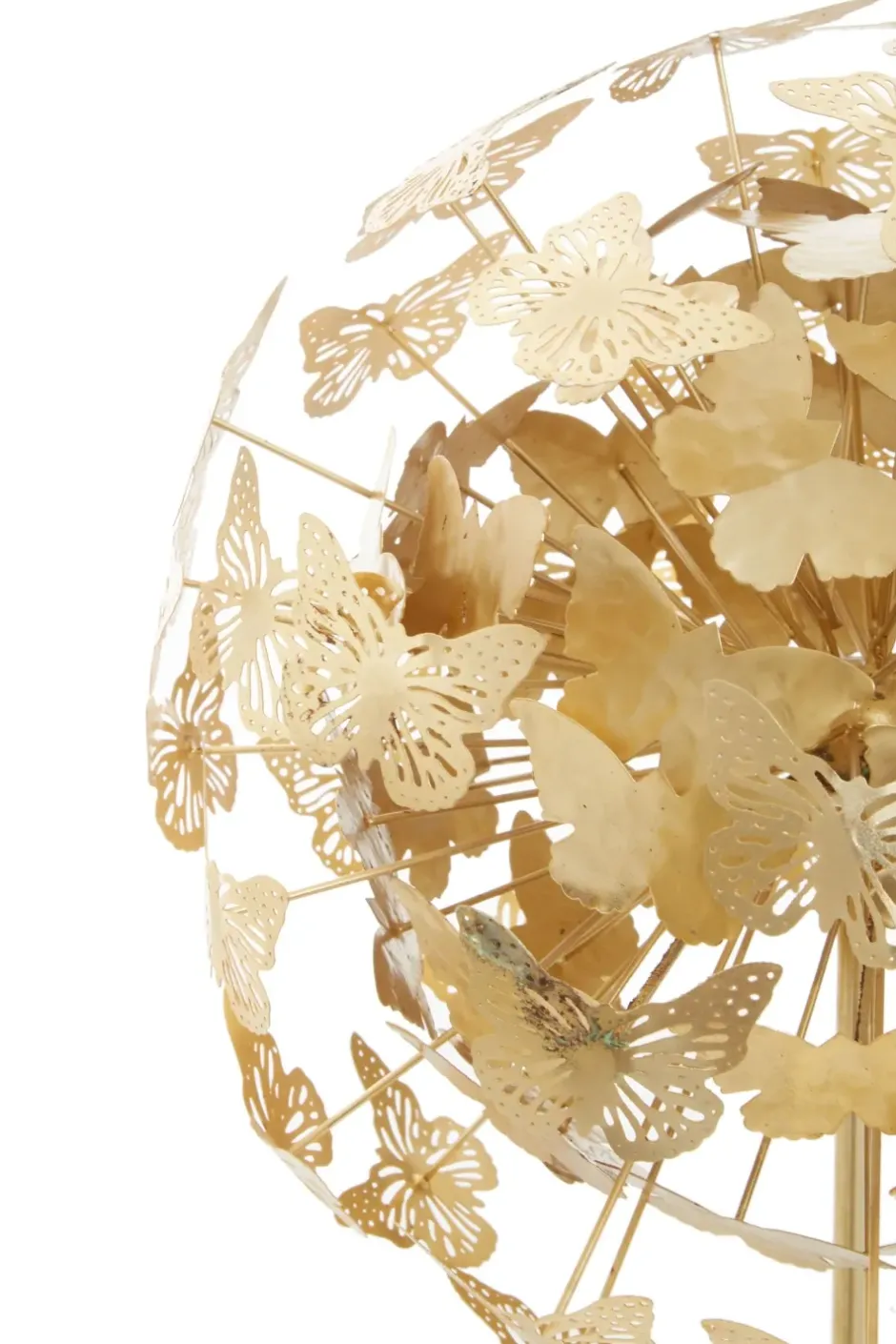 Statues & Sculptures Table Top|Abstract^Butterfly Mirage 64cm Gold Metal Indoor Sculpture
