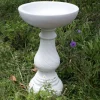 Statues & Sculptures Bird Baths^Buttermere Marble Resin Modern Garden Bird Bath