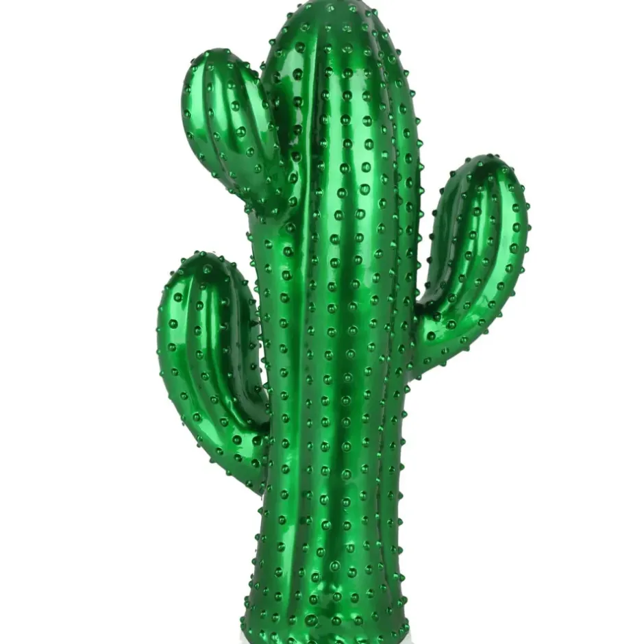 Statues & Sculptures Floor Standing|Contemporary^Cactus Essence 68cm Green Resin Indoor Sculpture