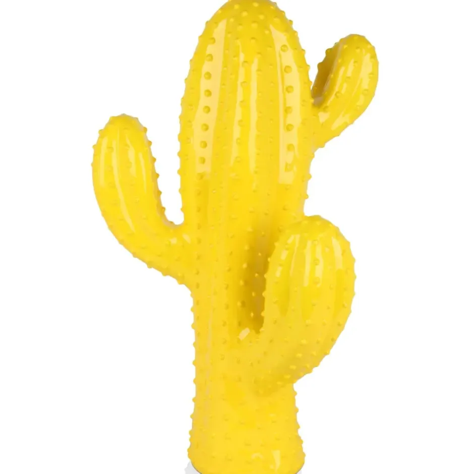 Statues & Sculptures Floor Standing|Contemporary^Cactus Essence 68cm Yellow Resin Indoor Sculpture