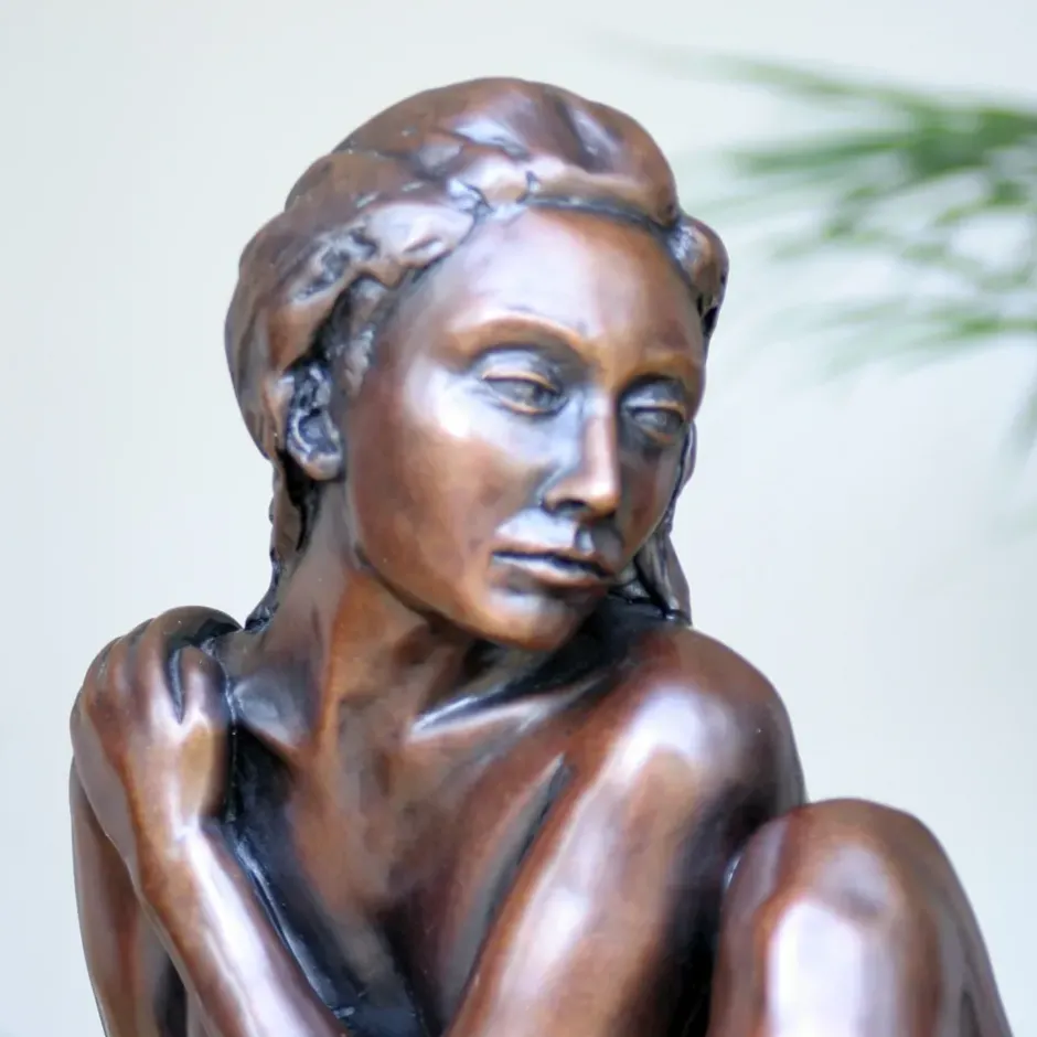 Statues & Sculptures Figurative|Table Top^Caterina II Figurine Bronze Indoor Sculpture