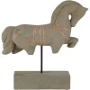 Statues & Sculptures Table Top|Animals^Celestial Horse 40cm Wood Indoor Sculpture