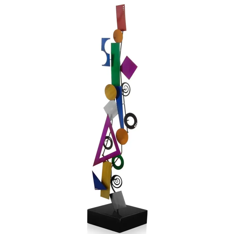 Statues & Sculptures Table Top|Abstract^Chaos Ascension 66cm Abstract Metal Indoor Sculpture