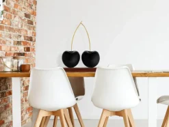 Statues & Sculptures Table Top|Contemporary^Cherry Fusion 55cm Black Resin Indoor Sculpture