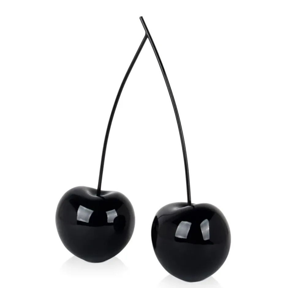 Statues & Sculptures Table Top|Contemporary^Cherry Fusion 43cm Black Resin Indoor Sculpture