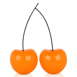 Statues & Sculptures Table Top|Floor Standing^Cherry Fusion 55cm Orange Resin Indoor Sculpture