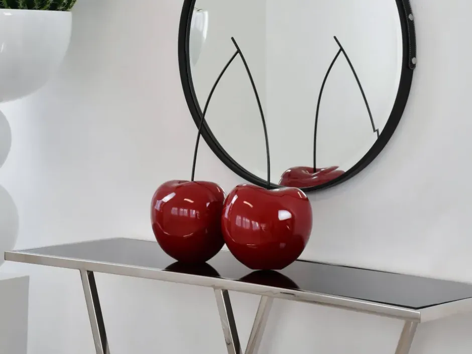 Statues & Sculptures Table Top|Contemporary^Cherry Fusion 55cm Red Resin Indoor Sculpture