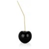 Statues & Sculptures Table Top|Contemporary^Cherry Pop 44cm Black Resin Indoor Sculpture