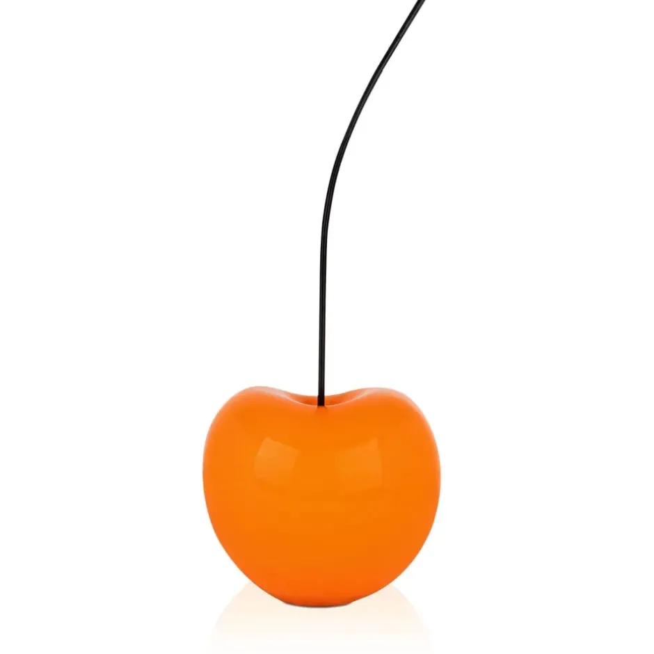 Statues & Sculptures Table Top|Floor Standing^Cherry Pop 54cm Orange Resin Indoor Sculpture