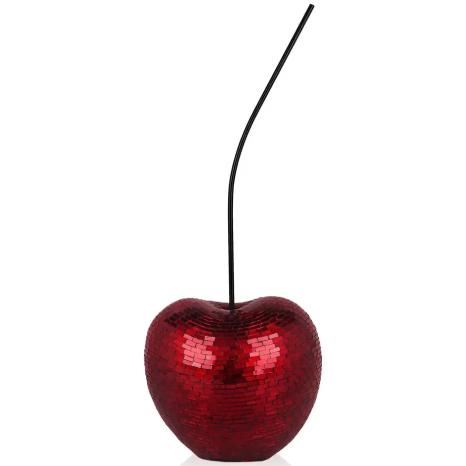 Statues & Sculptures Table Top|Contemporary^Cherry Pop 68cm Red Resin Indoor Sculpture