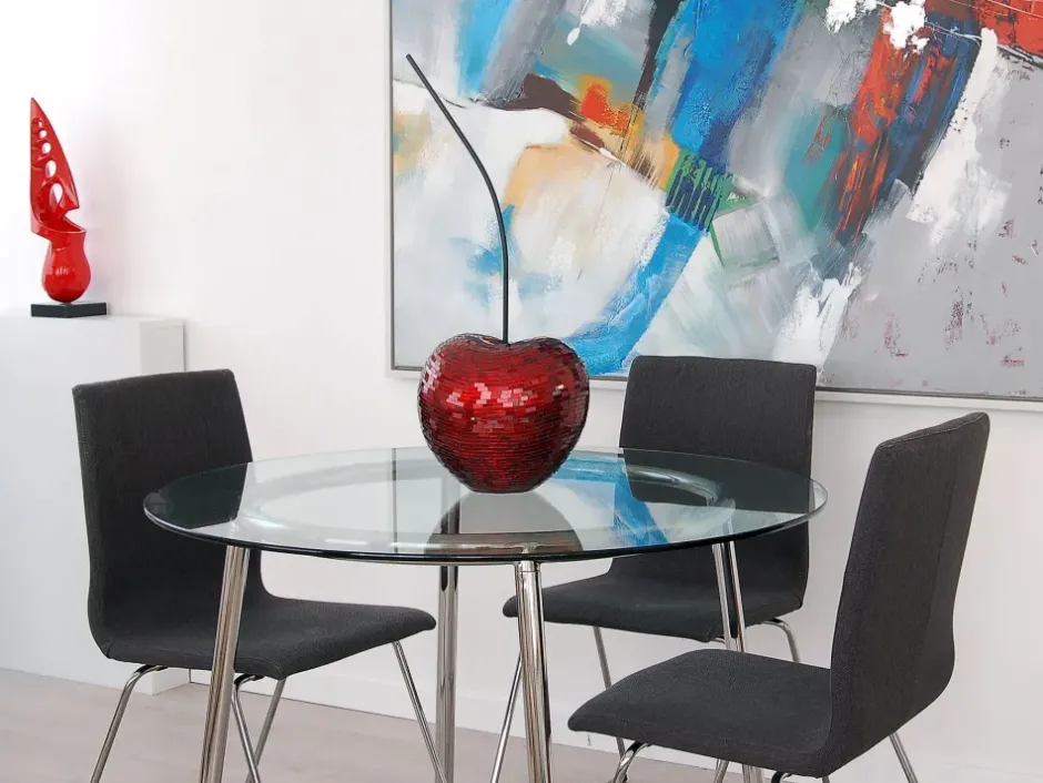 Statues & Sculptures Table Top|Contemporary^Cherry Pop 68cm Red Resin Indoor Sculpture