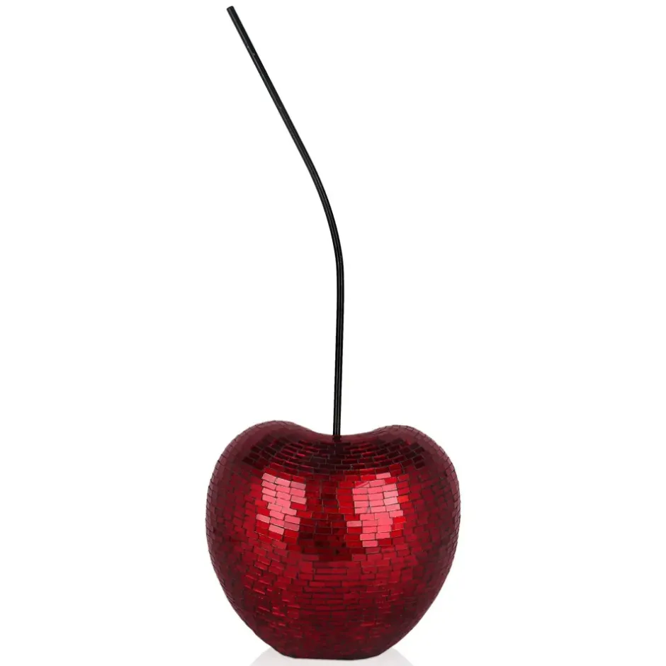 Statues & Sculptures Table Top|Contemporary^Cherry Pop 68cm Red Resin Indoor Sculpture