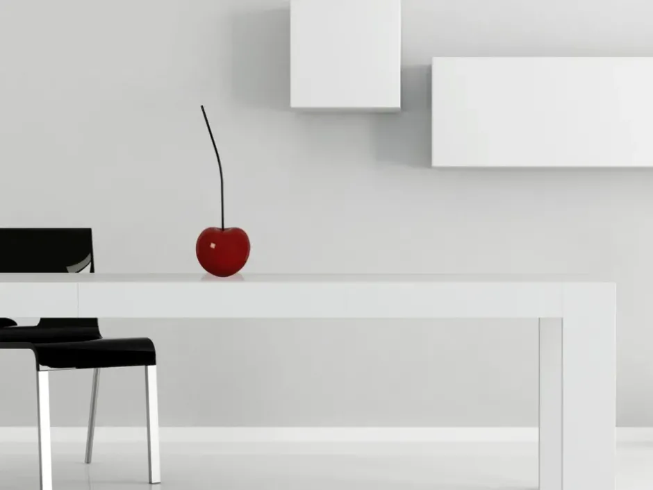 Statues & Sculptures Table Top|Contemporary^Cherry Pop 44cm Red Resin Indoor Sculpture