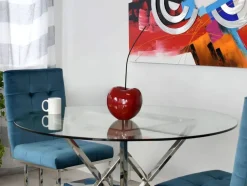 Statues & Sculptures Table Top|Contemporary^Cherry Pop 54cm Red Resin Indoor Sculpture