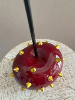 Statues & Sculptures Table Top|Contemporary^Cherry Pop 44cm Red Stud Resin Indoor Sculpture