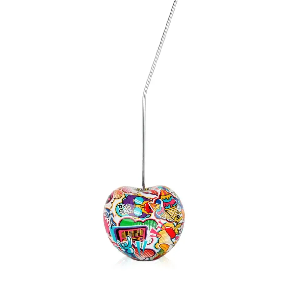 Statues & Sculptures Table Top|Graffiti^Cherry Pop 44cm Street Art Resin Indoor Sculpture