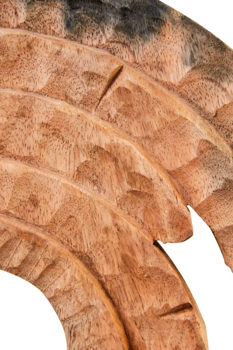 Statues & Sculptures Table Top|Abstract^Circular Dance 48cm Wood Indoor Sculpture