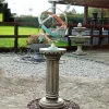 Statues & Sculptures Armillary Sundials^Clarence Stone Brass Armillary Garden Sundial