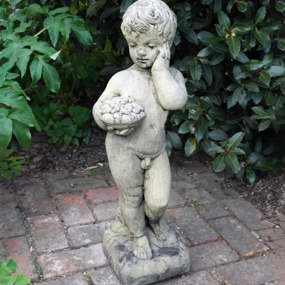 Statues & Sculptures Children^Classic Boy 72cm Stone Garden Statue